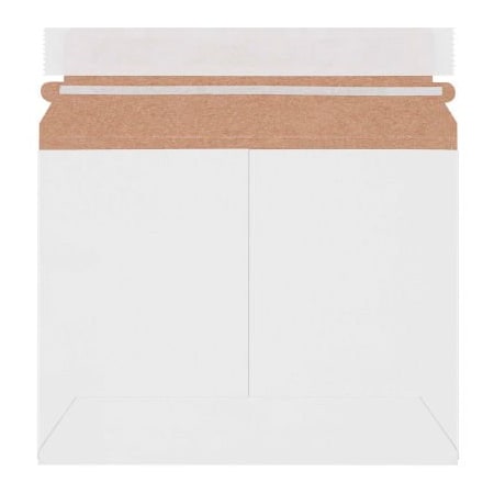 Box Packaging Stayflats Lite Utility Flat Mailers, 8"W x 6"L, White, 200/Pack RMU86W